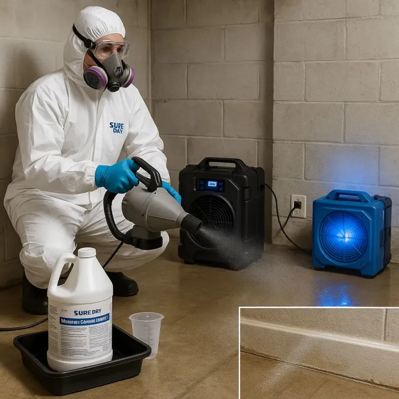 Sanitization and Odor Removal process in Oakhurst, CA